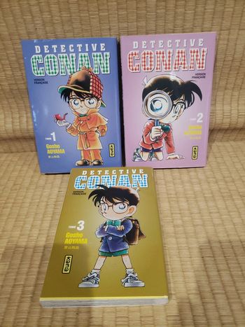 3 premiers tomes detective Conan