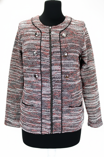 Veste Chic Marron/Écru