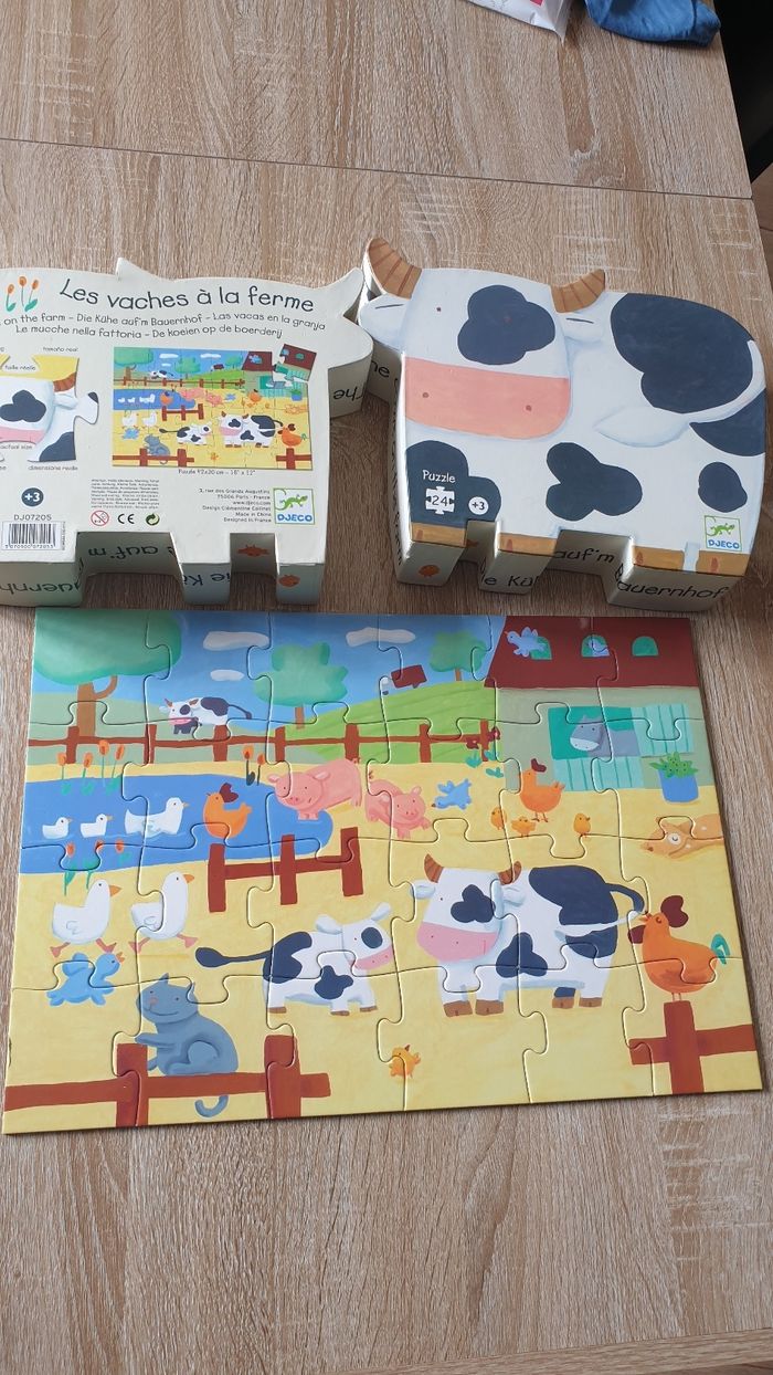 Puzzle vache