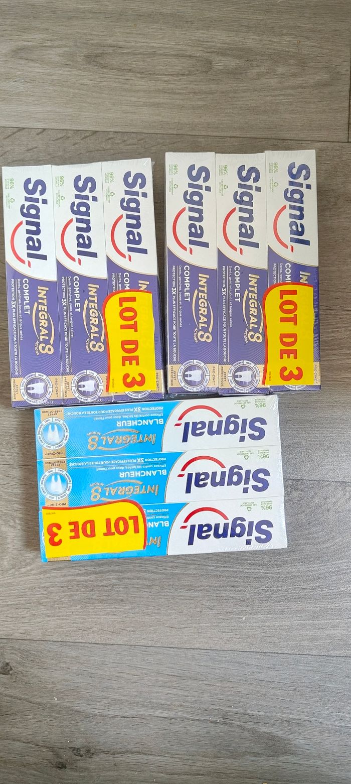 9 dentifrice signal neuf jamais utiliser