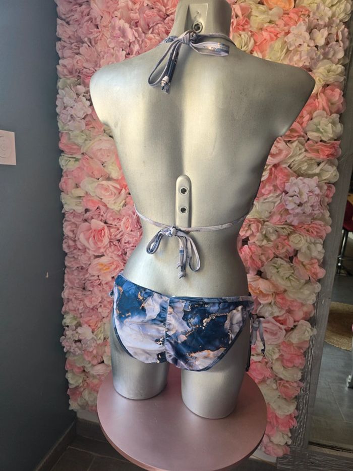 Maillot bikini 3 pièces pareo taille M - photo numéro 6