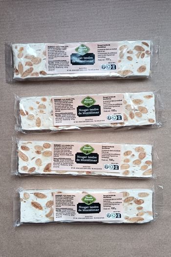 4 barres nougat tendre de Montélimar Nicole Bernard NEUF