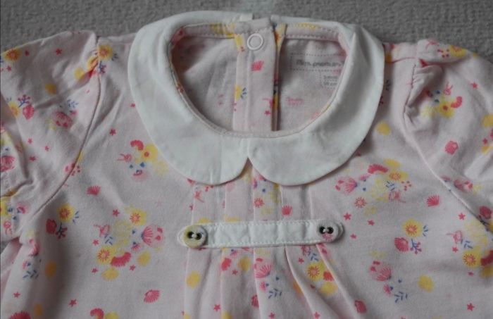 🌸 Jolie robe fleuri sergent major T 3 mois - photo numéro 3