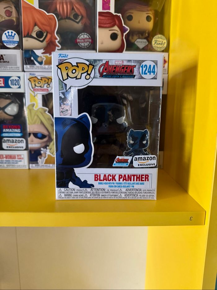 Funko Pop! 1244 - Marvel Avengers Beyond Earth’s Mightiest - Black Panther - Amazon Exclusive