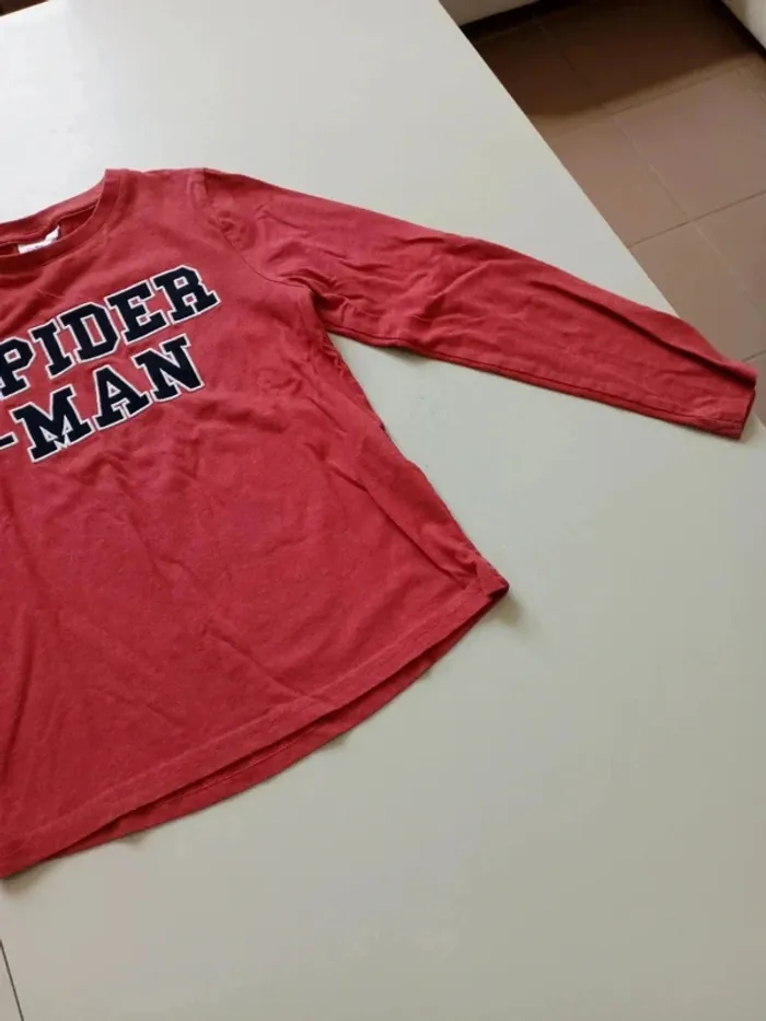 Tee shirt manche longue 8 ans spiderman - photo numéro 3