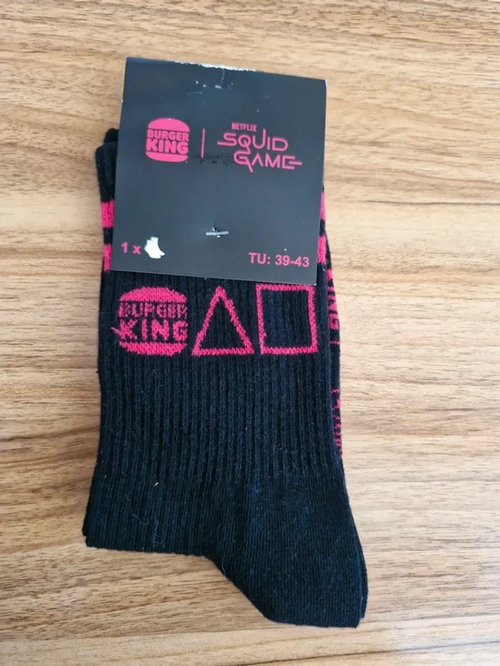 Chaussettes squid game unisexe