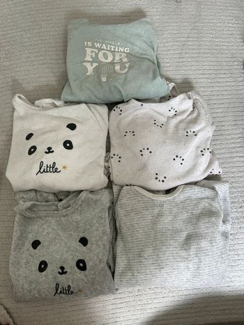 Lot de pyjamas en velours 24 mois