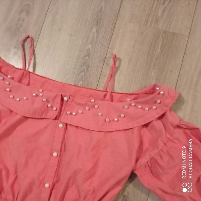 Top corail à perles t36/38 - photo numéro 5