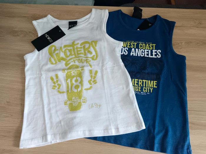 Lot de 2 débardeurs Newco 6 ans