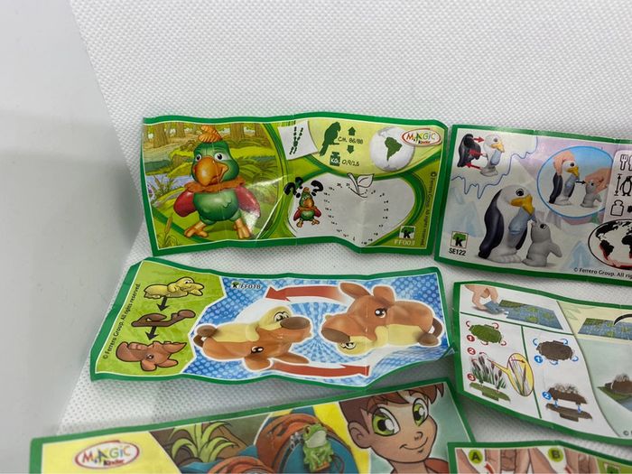 Lot de 7 natoons différentes séries kinder surprises figurine animaux - photo numéro 7