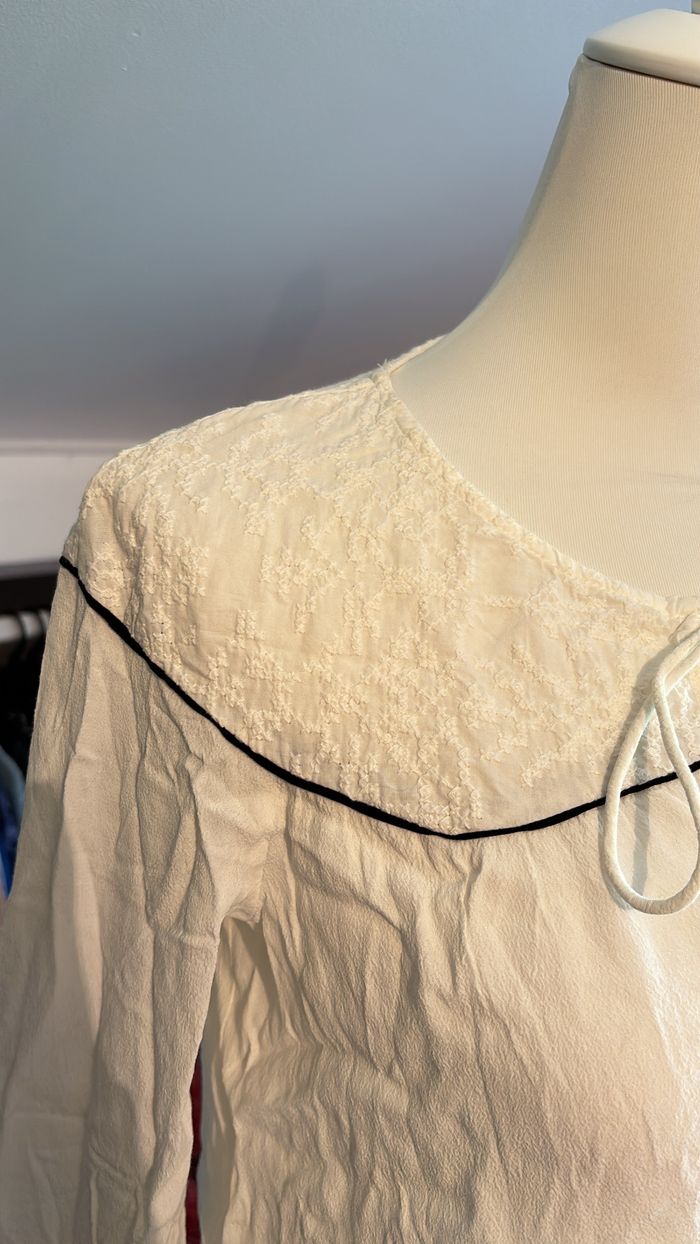 Blouse blanche Naf Naf T34 - photo numéro 3