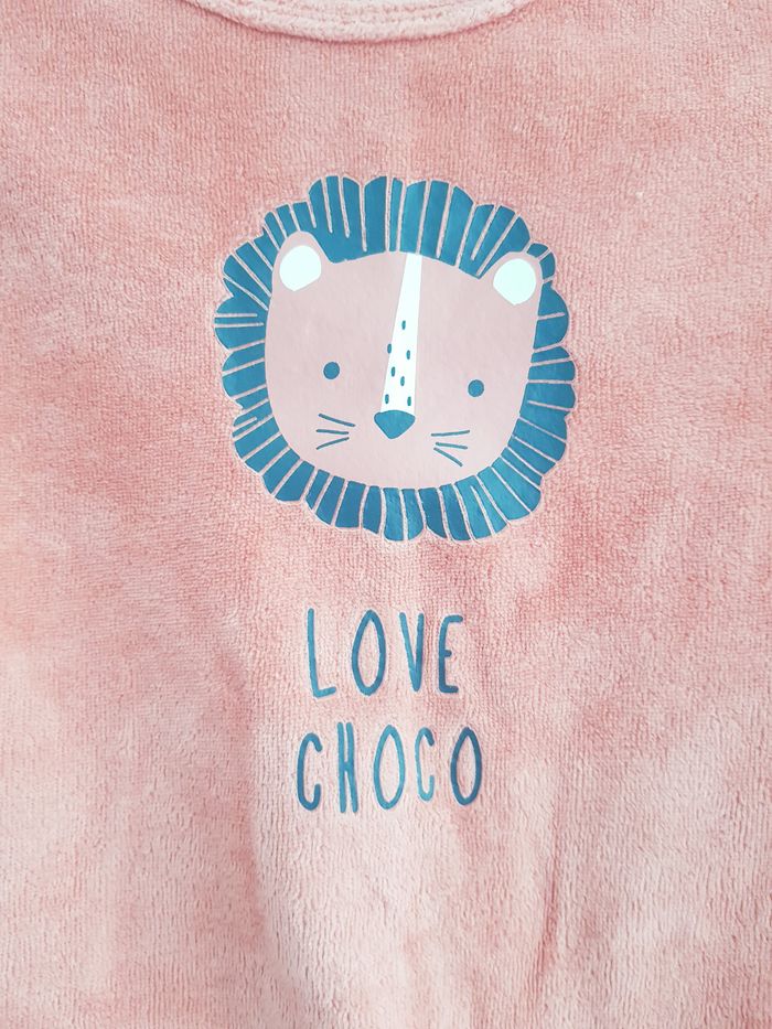 Kiabi - Grenouillère / pyjama une pièce / dors bien en velours - Neuf ! - photo numéro 2