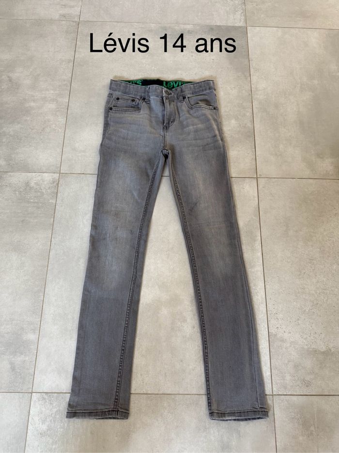 Jeans Lévis 14 ans gris