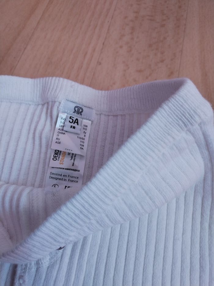 Lot de 2 leggings côtelés neufs 5ans - photo numéro 2