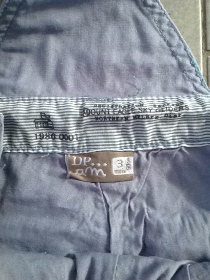 Salopette bleu ciel DPAM - photo numéro 3