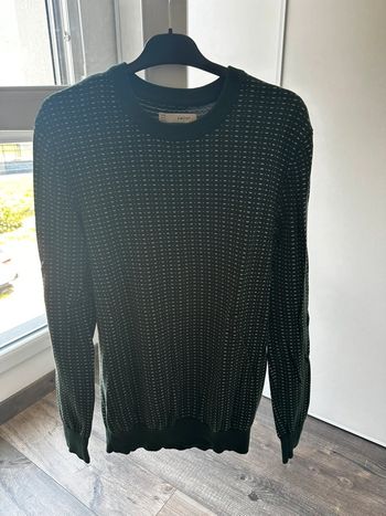Pull Celio – Taille M – Vert & Blanc – Neuf sans étiquette