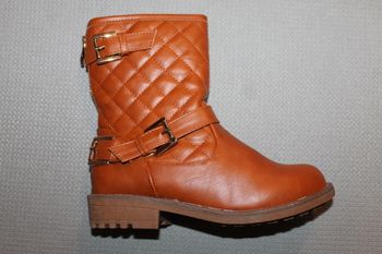 bottines marron caramel 32