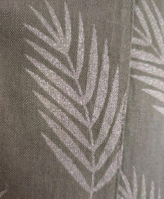 Robe imprimée feuilles argentées T36 Made in Italy - photo numéro 4