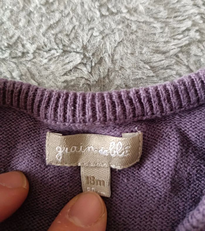 Gilet Grain de blé 18 mois - photo numéro 2