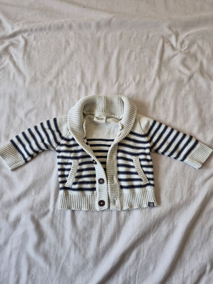 Gilet rayé