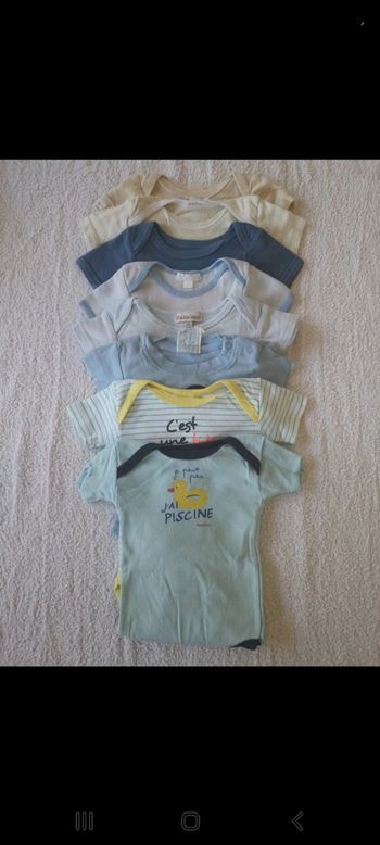 Lot bodies manches courtes