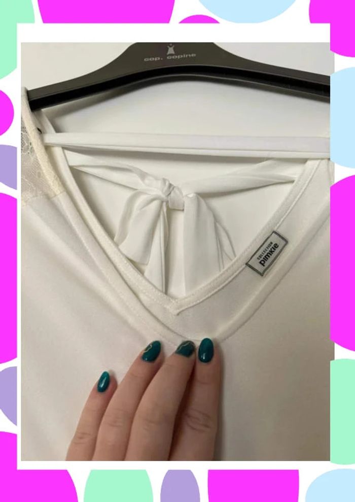 Petit haut blanc pimkie - photo numéro 5