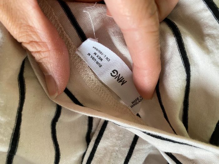 Pull rayé Mango Taille M - photo numéro 4