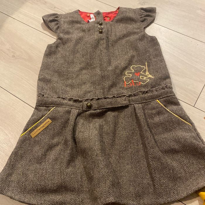 Robe lulu castagnette 3 ans