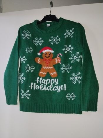 Pull de Noël garçon taille 122/128