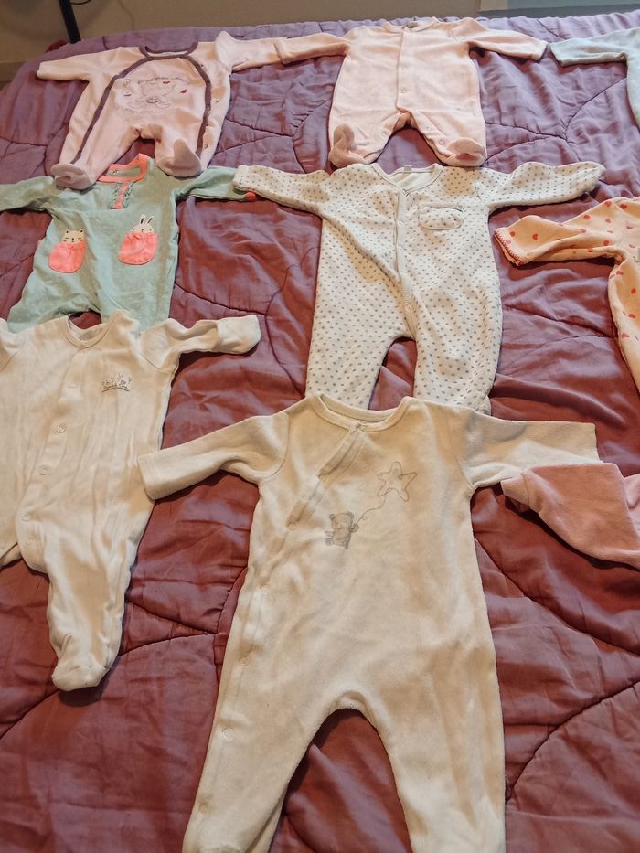 Lots pyjama taille 1 mois