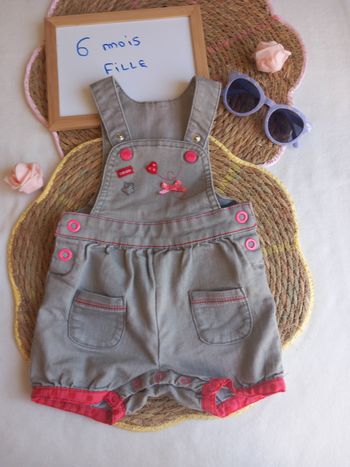 Combishort fille 👧 6 mois
