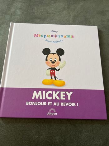 Livre Mickey Disney altaya mes premiers amis