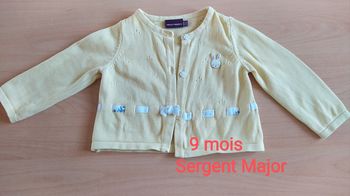 Gilet 9 mois Sergent major