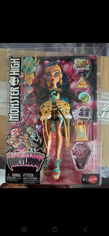 Monster high cleo g3 scary sweet birthday