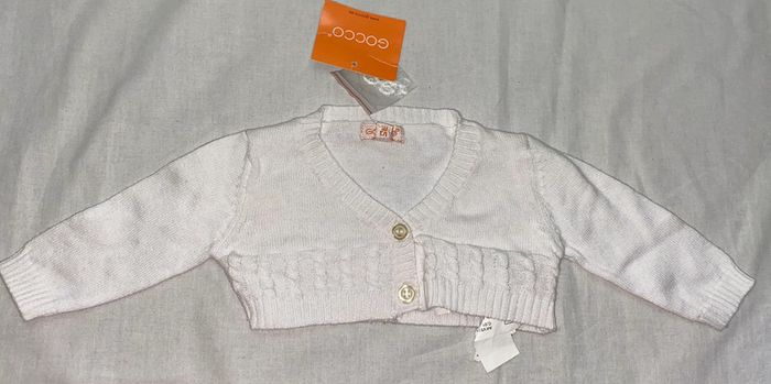 gilet Gocco neuf avec étiquette 0-3 mois - photo numéro 2