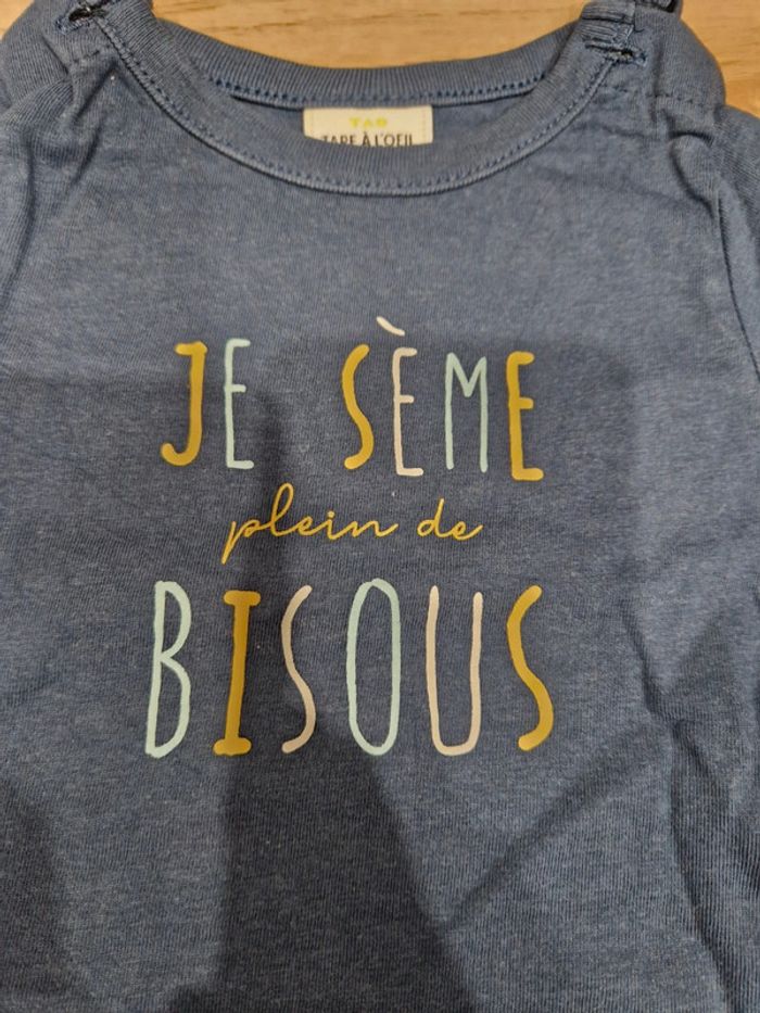 Lot de 3 haut manches longues 3 mois - photo numéro 8