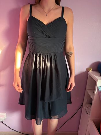Robe de fête bleu marine Ts Couture M très bon état💙