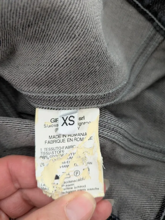 Veste en jean brodée - Marithé + François Girbaud - taille XS - photo numéro 8
