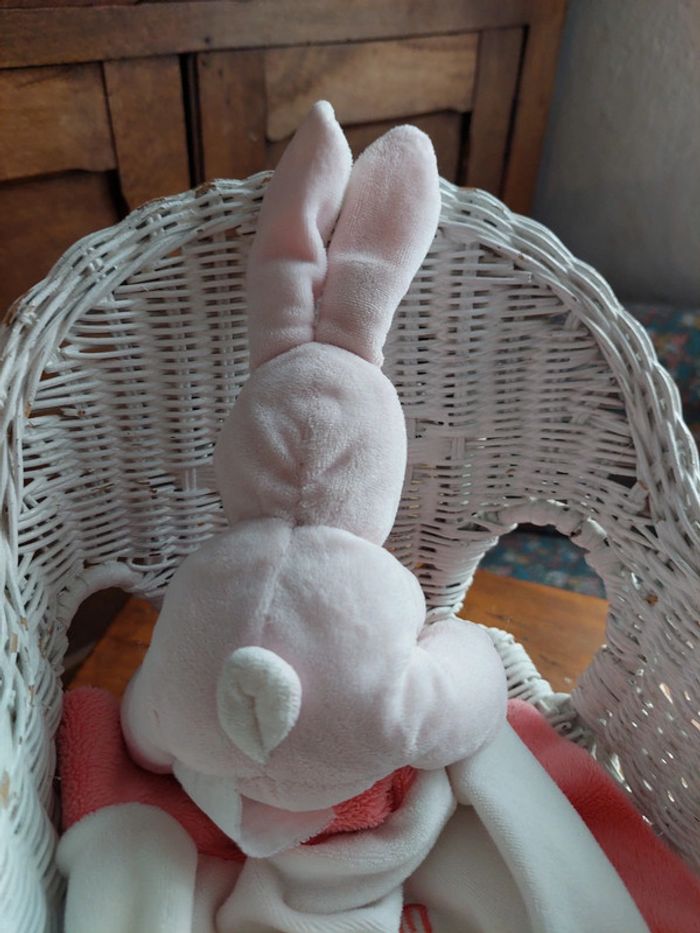 Doudou mouchoir lapin Baby Playkids - photo numéro 4