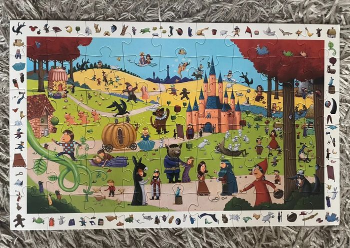 Puzzle observation contes 54pcs Djeco - photo numéro 3