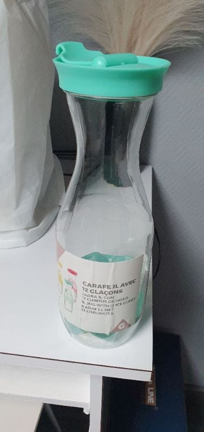 Carafe avec glaçons