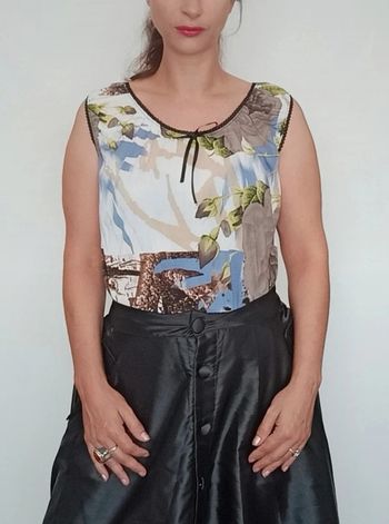 Blouse sans manches été féminine taille 50
