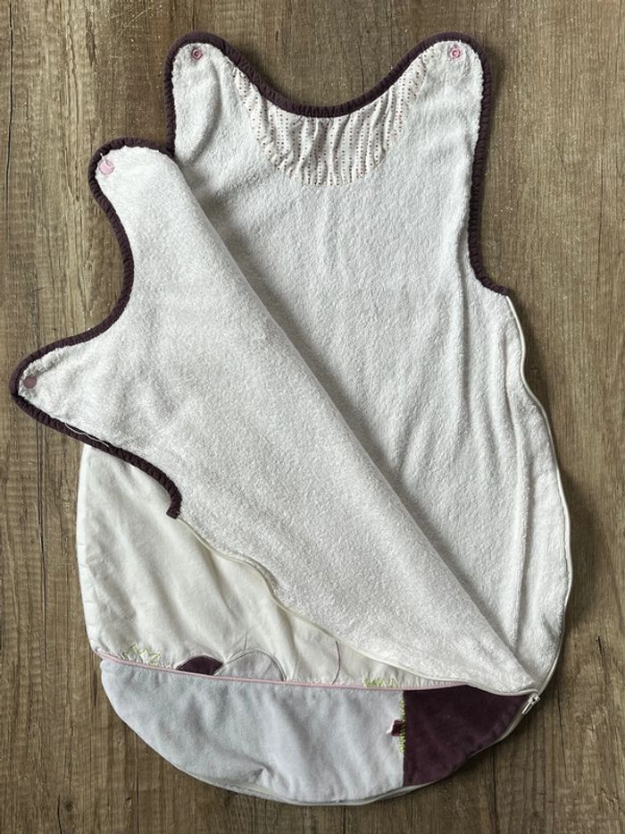 destockage - Turbulette, gigoteuse, nid d’ange, 0-6 mois. 100 % coton. Sauthon - photo numéro 6