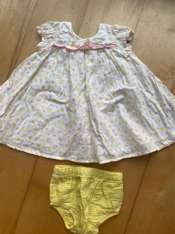 Robe poussins & sa culotte - 3 mois - Orchestra