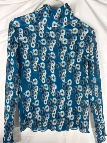 T-shirt manche longue bleu AliExpress