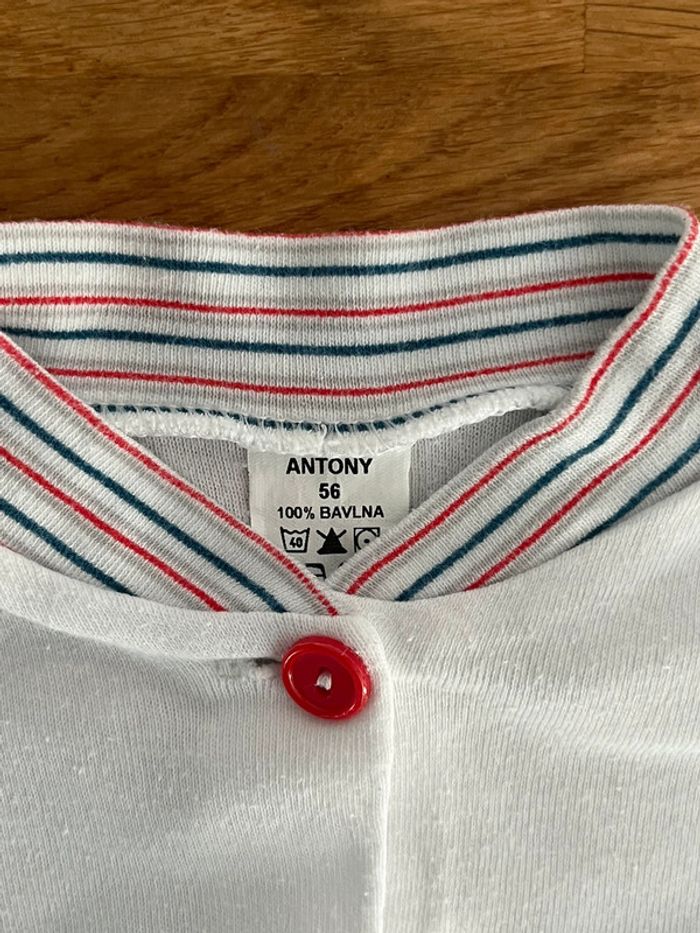 T-shirt de naissance à rayures - photo numéro 3