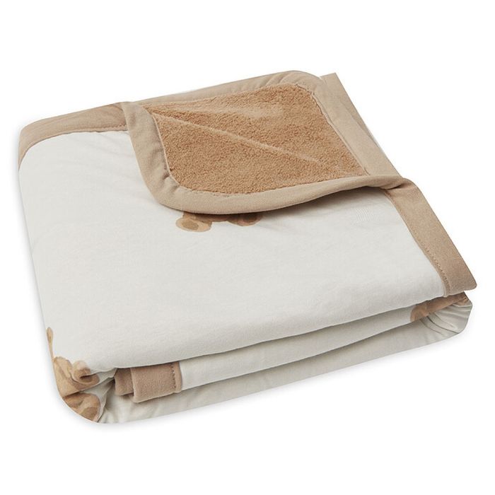 Couverture en coton bio ours Teddy Bear (75 x 100 cm) Neuve