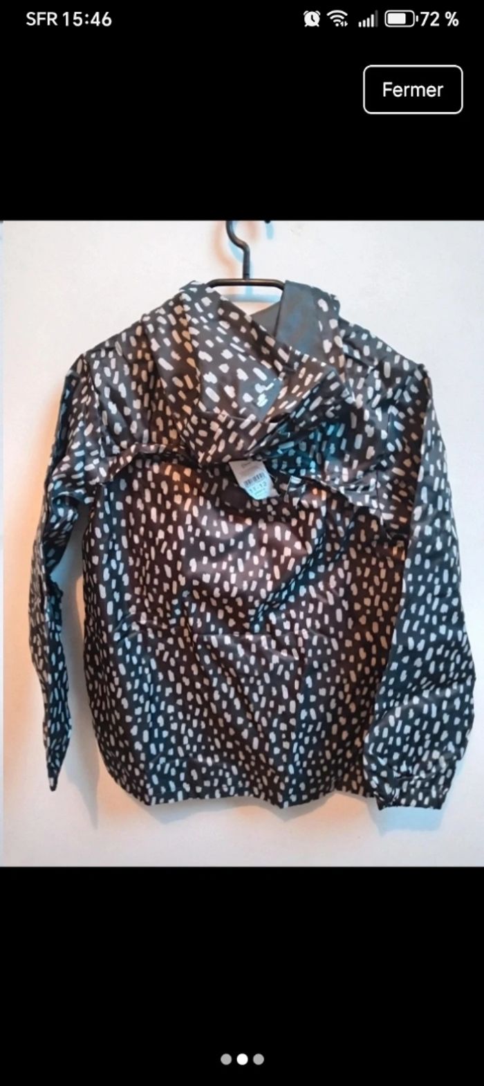 Kway gris fille - photo numéro 2