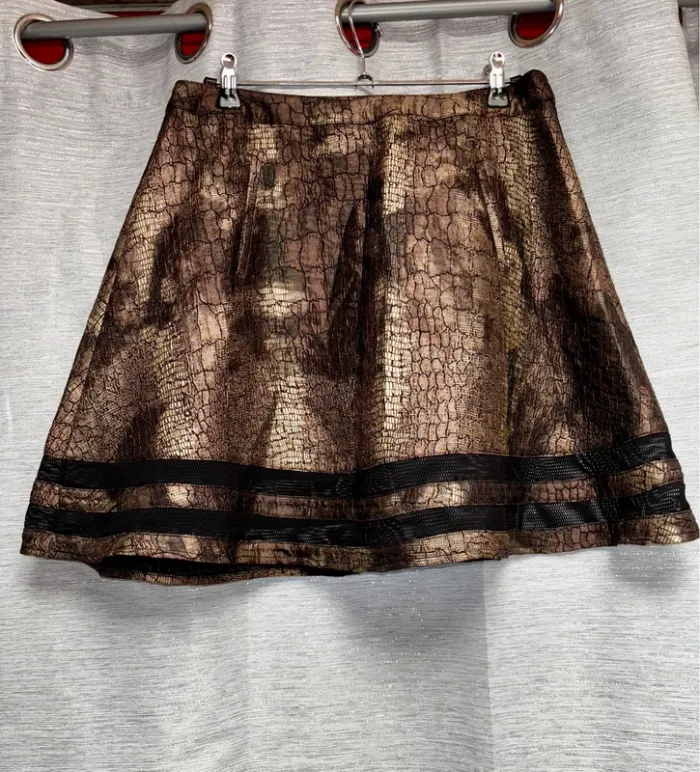 Sublime jupe AS by DF, jupe taille 36 / S, jupe élégante de luxe, jupe d’été, jupe courte - photo numéro 5