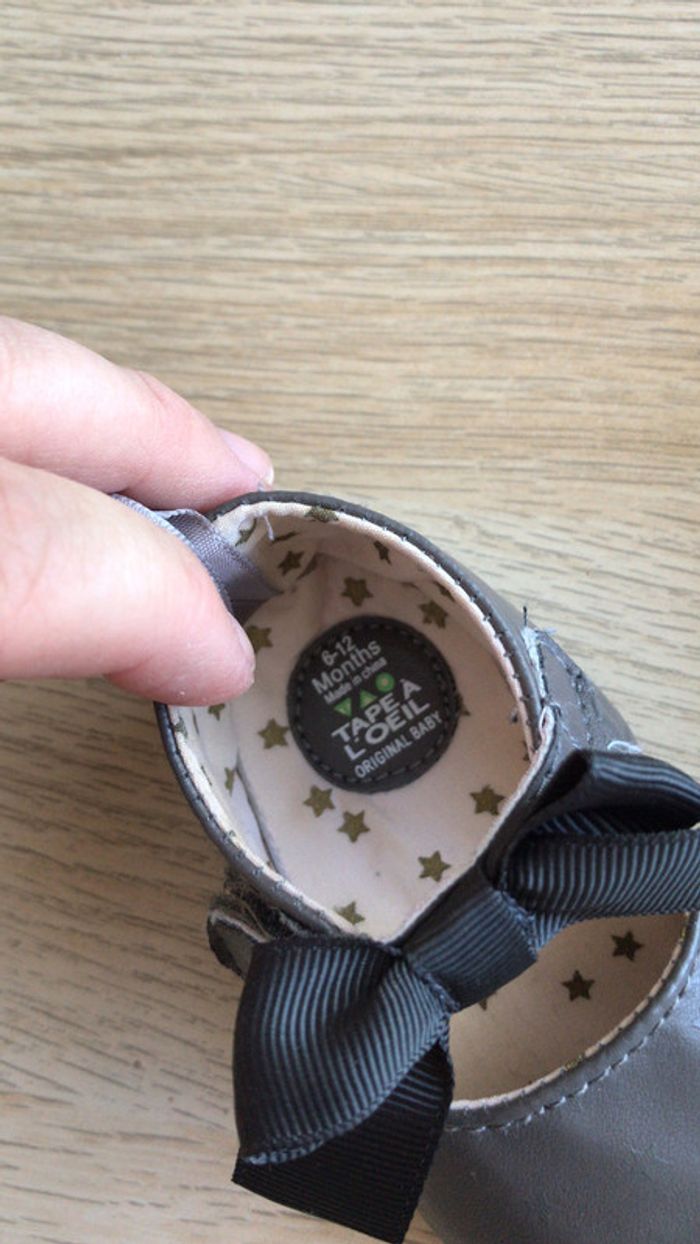 Chaussure fille tape à l’œil 6/12 mois - photo numéro 3